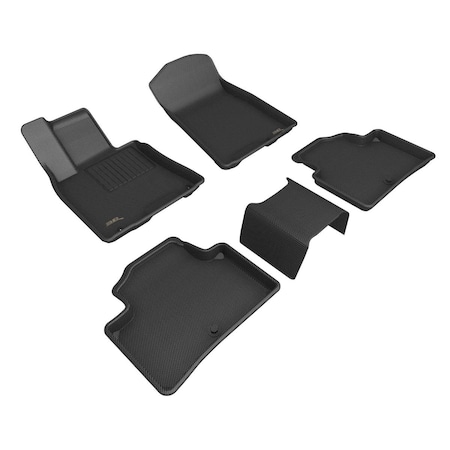 3D Maxpider Kagu Black Floor Mat for 2022-2023 Genesis Gv70 R1 & R2 L1GS01101509
